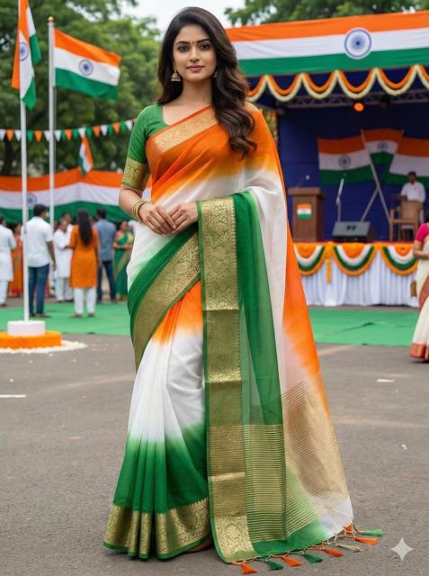 Vastrangan kora orgenza soft surat sarees online shopping india